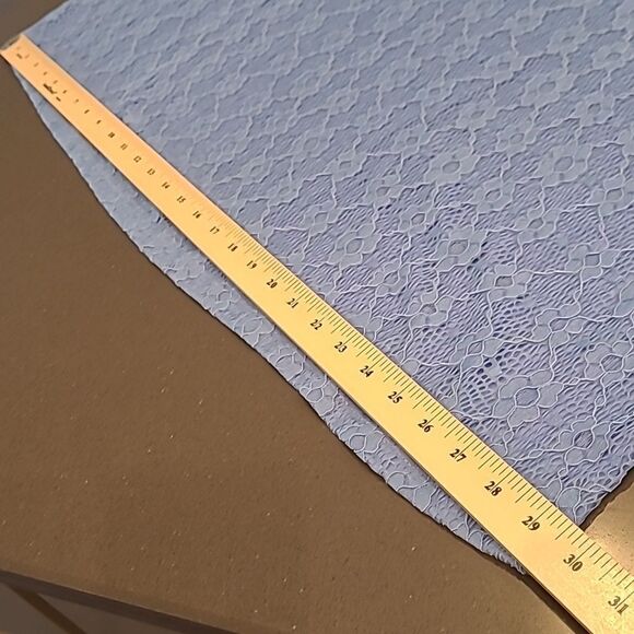 Laura Scott Blue Provence Lace Front Tee - Picture 6 of 10